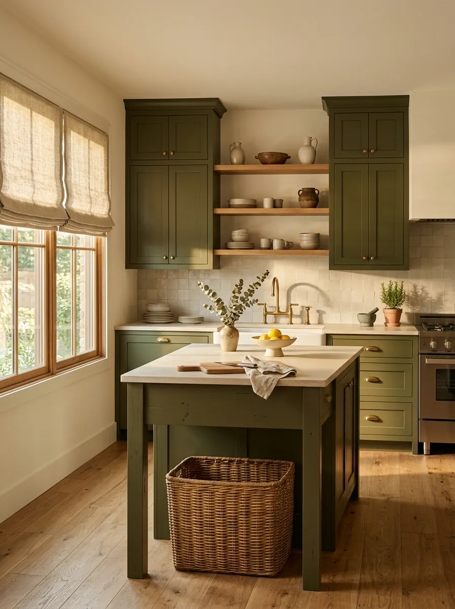 Use Olive Green When You Want More Depth Than Sage Gives