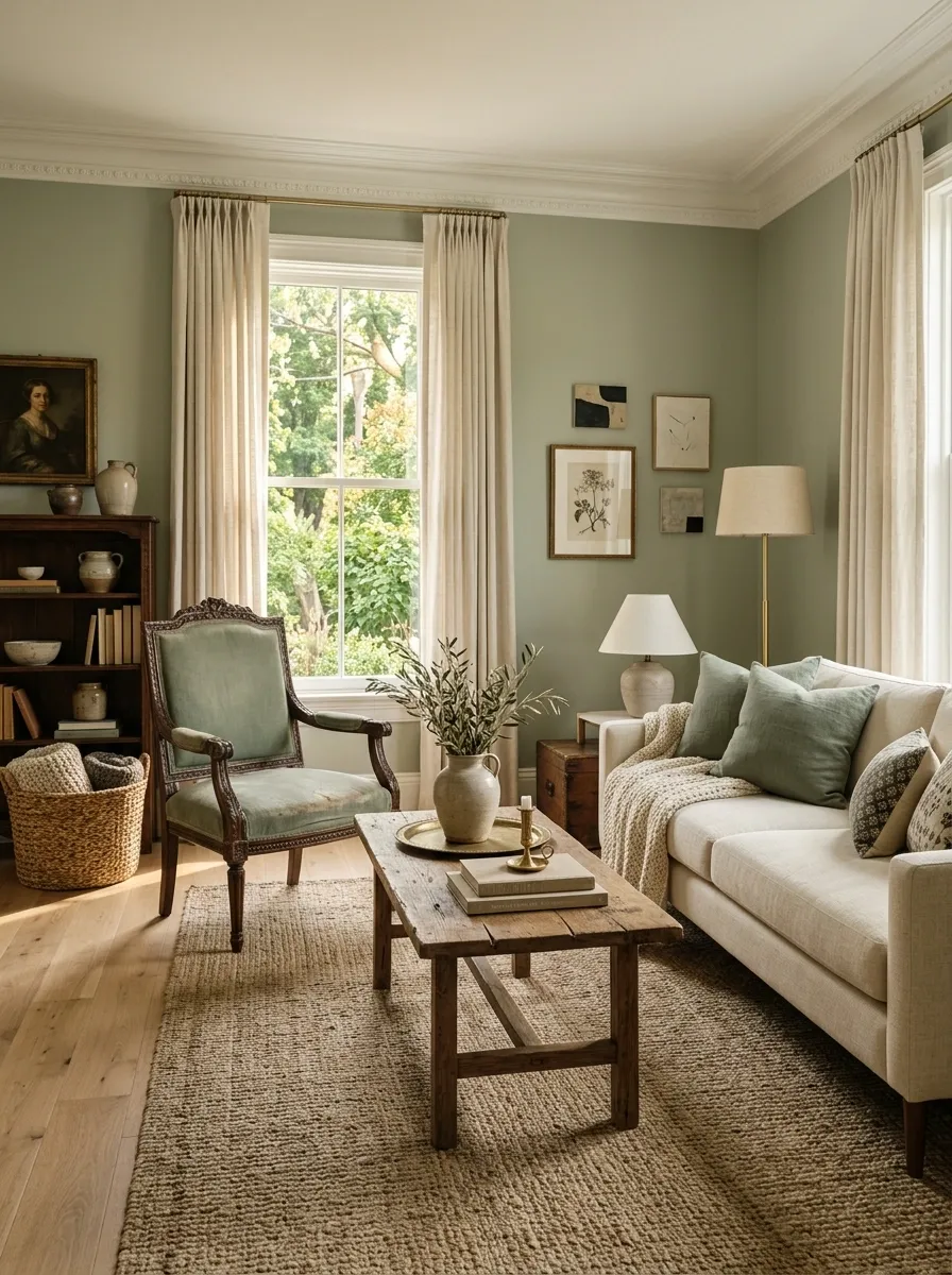 Use One Fabric Color to Tie Different Eras Together