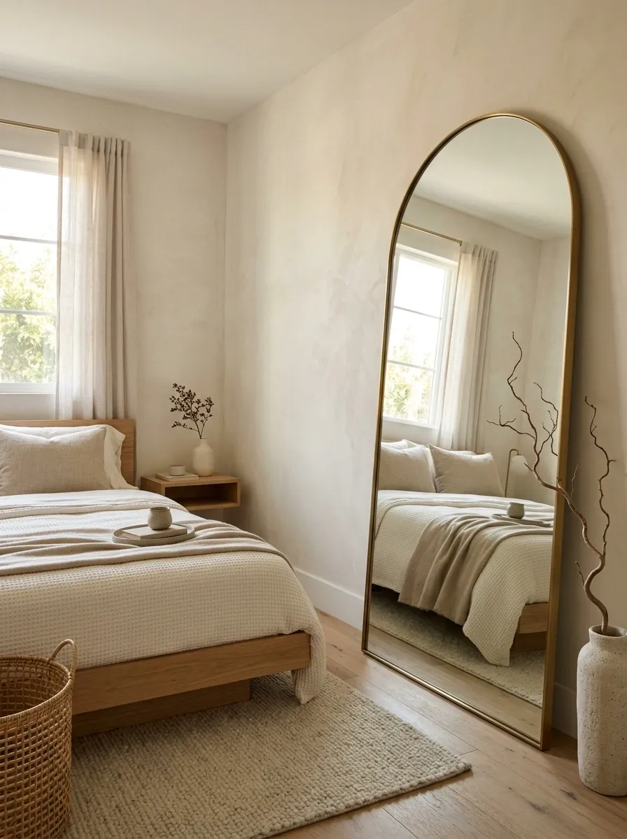 Use One Oversized Mirror Instead of Several Tiny Ones