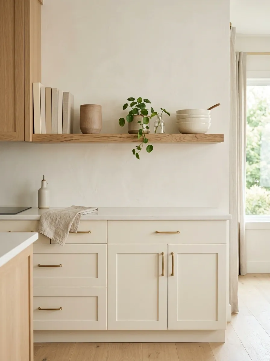 Use Open Shelving Only Where It Can Stay Uncluttered