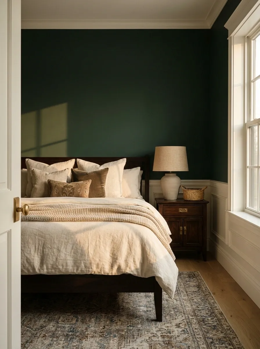 Use White Trim to Make Dark Green Look Sharper