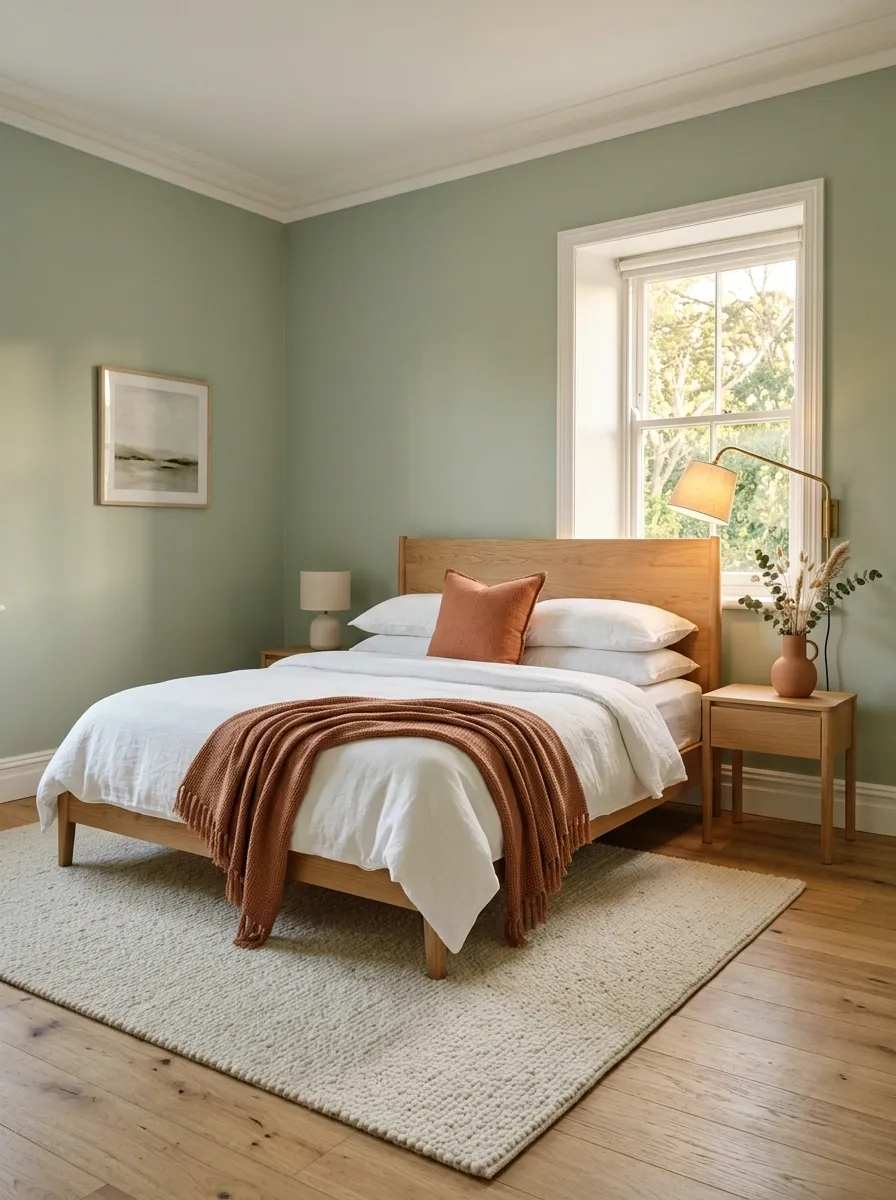 Warm Up Sage Green With Terracotta Details