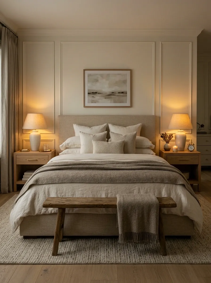 Warm Up the Room With Amber Bedside Light