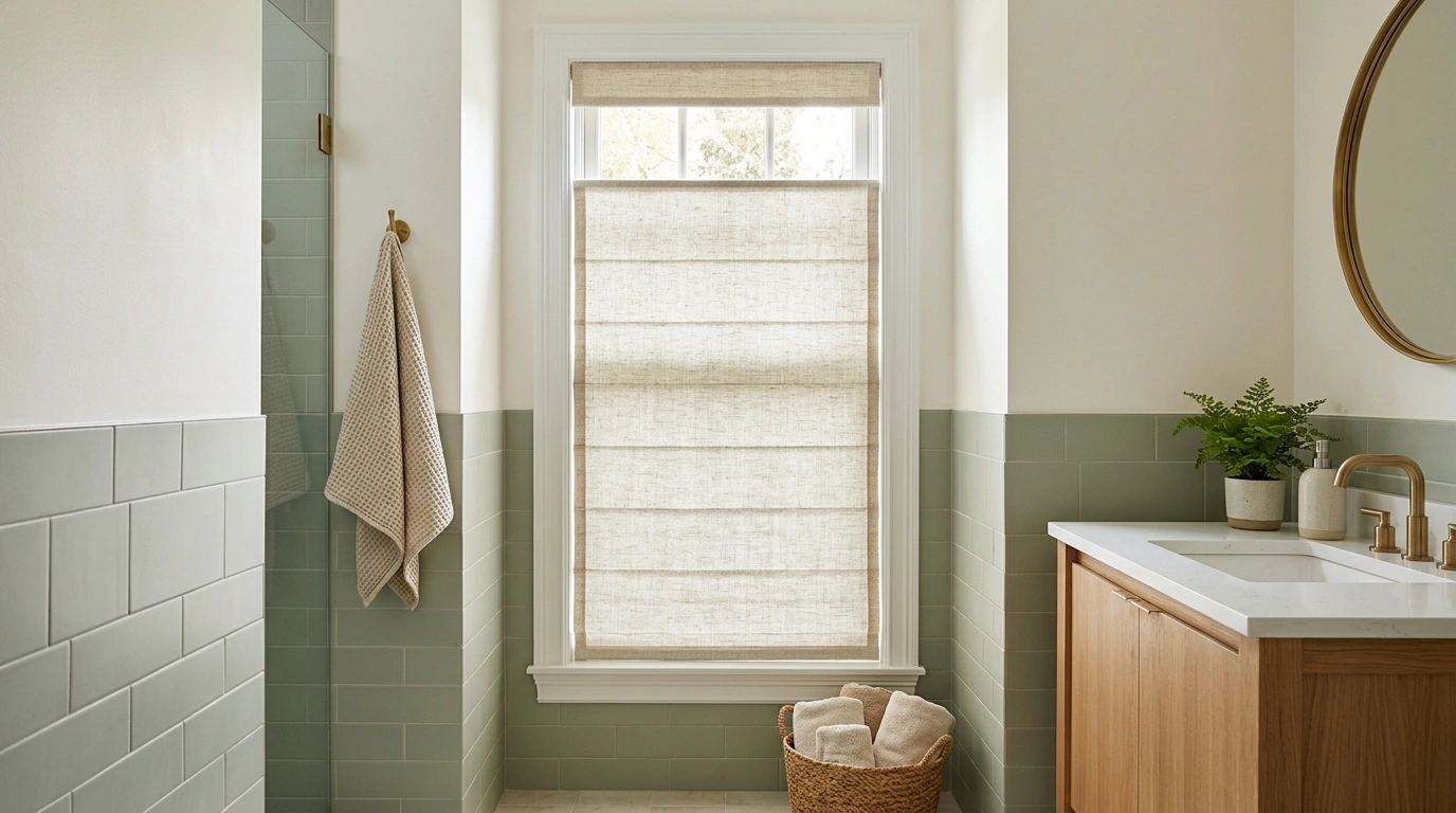 Bathroom Window Treatment Ideas That Balance Privacy, Light, and Style