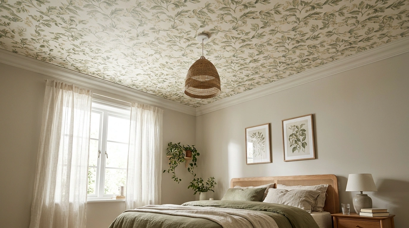 Ceiling Wallpaper Ideas That Make an Ordinary Room Feel Creative