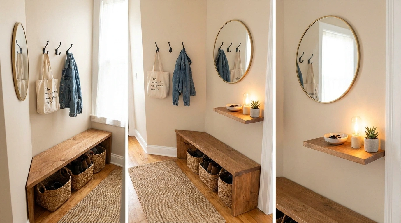 Corner Entryway Ideas That Make an Awkward Spot Work Harder