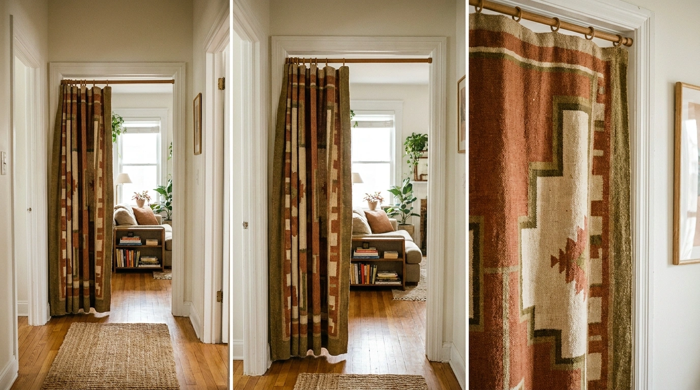 Creative Ways to Cover a Doorway Without a Door