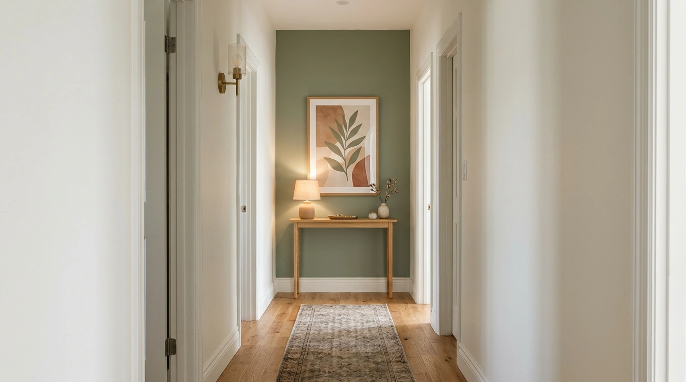 End of Hallway Wall Ideas That Make an Awkward Blank Wall Look Better