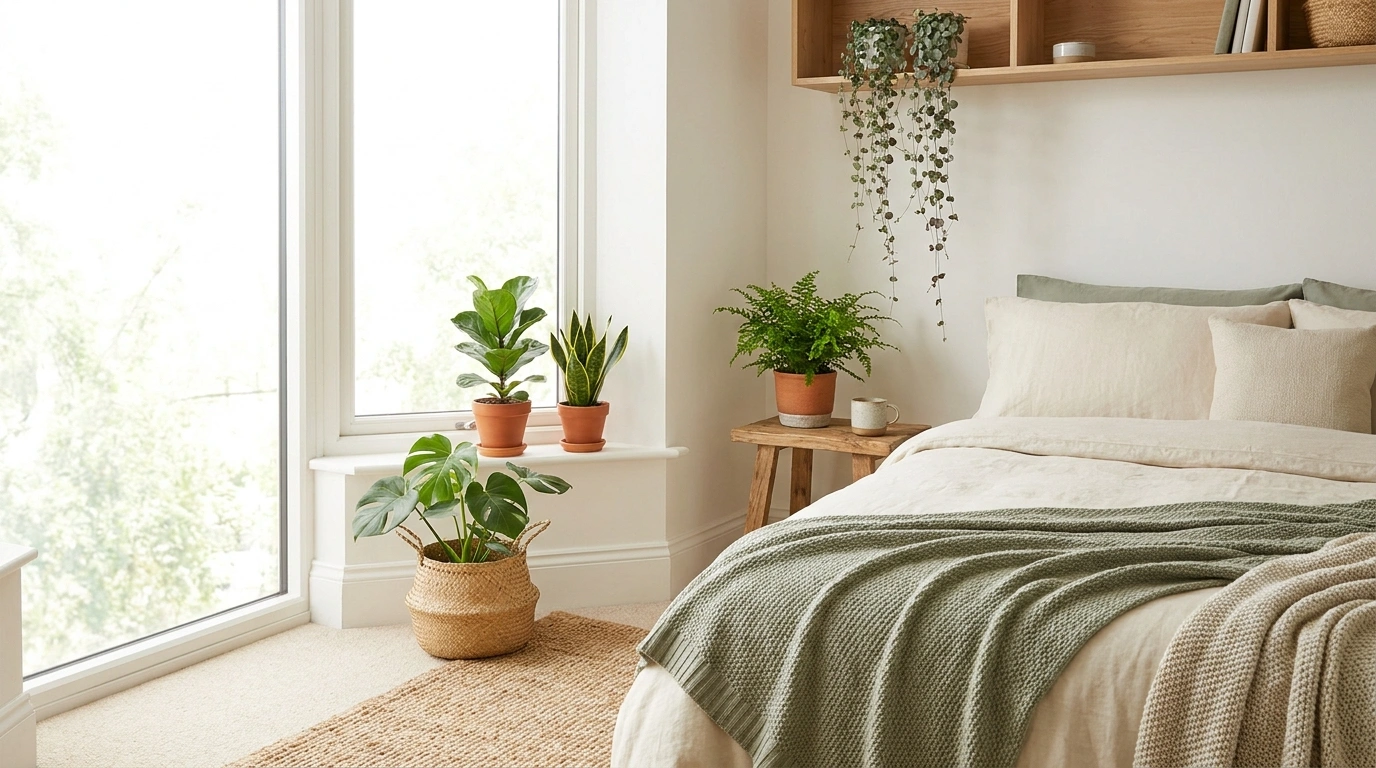 Greenery Bedroom Ideas That Make Your Whole Room Feel More Alive