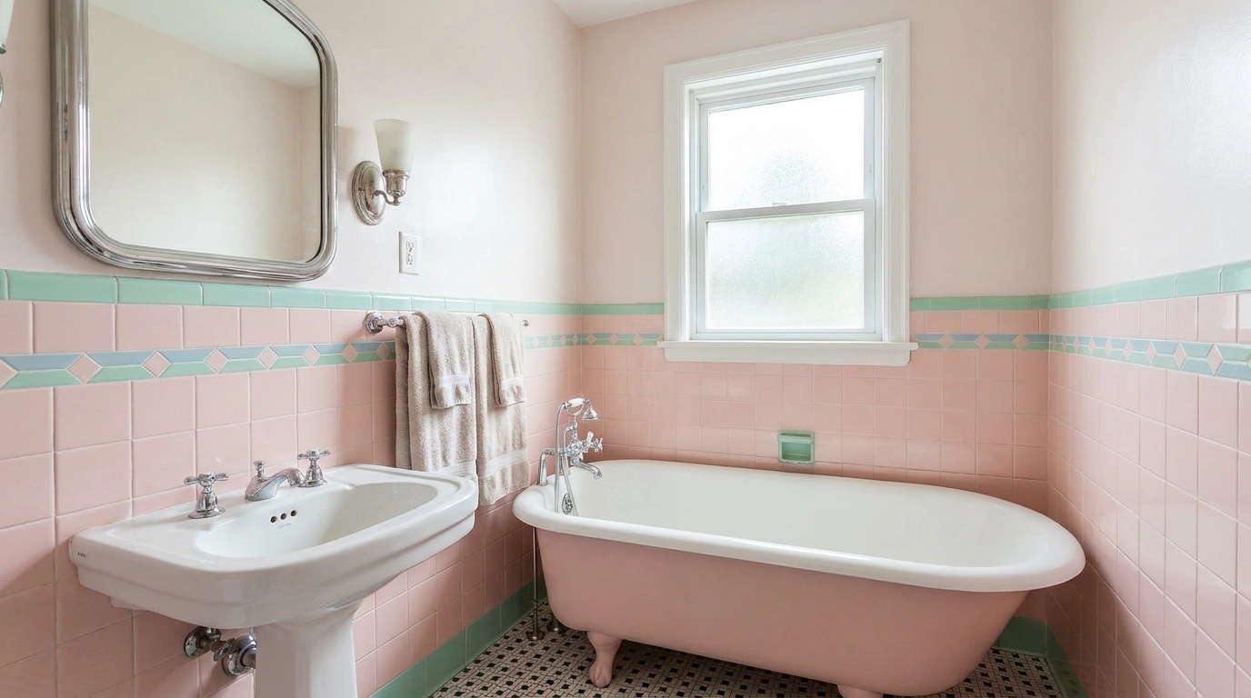 Retro Bathrooms Inspired by the 1950s That Still Feel Good to Use