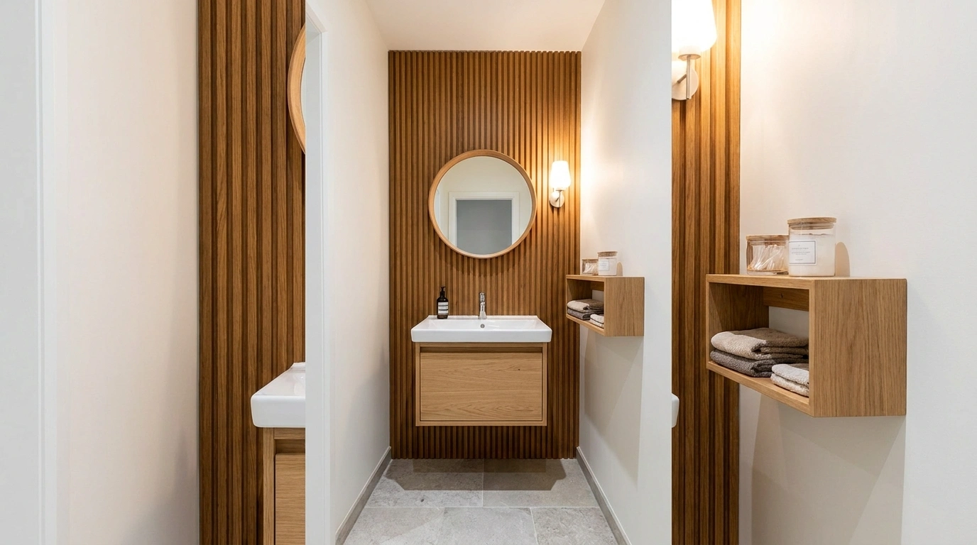Small Bathroom Accent Wall Ideas That Make the Whole Room Feel Designed