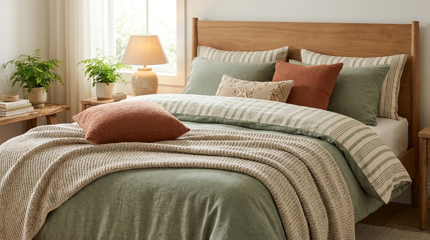 Striped Bedding Ideas That Make a Bedroom Look Thoughtfully Designed