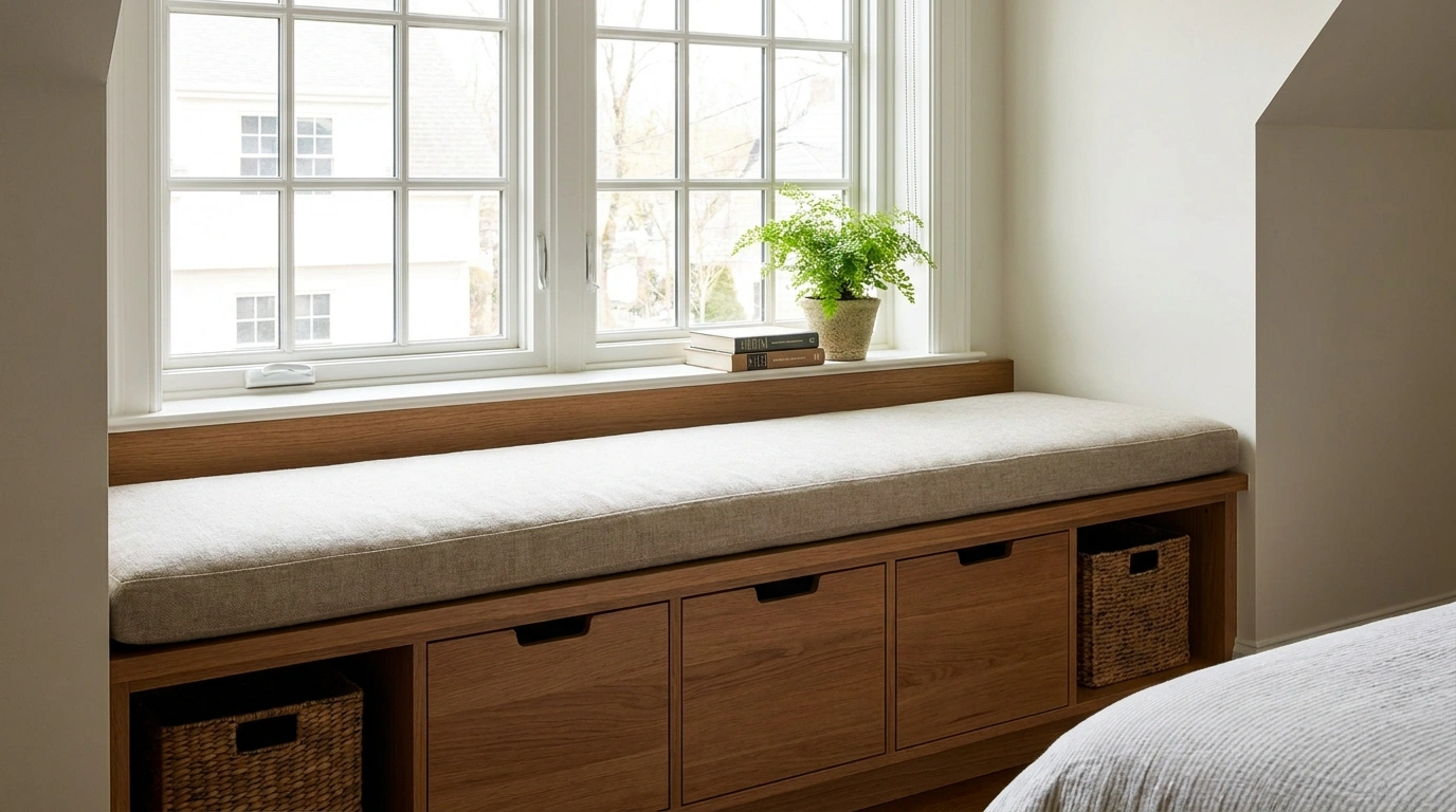 Under Window Storage Ideas That Make Awkward Wall Space Work Harder