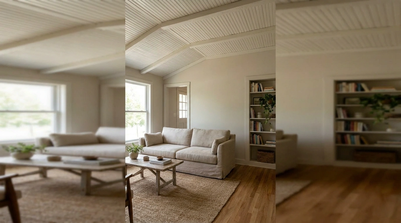 Ways to Cover an Unattractive Ceiling Without Making the Room Feel Heavy