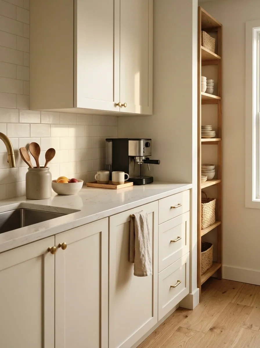 A Small Kitchen Organized Around a Dedicated Prep Zone