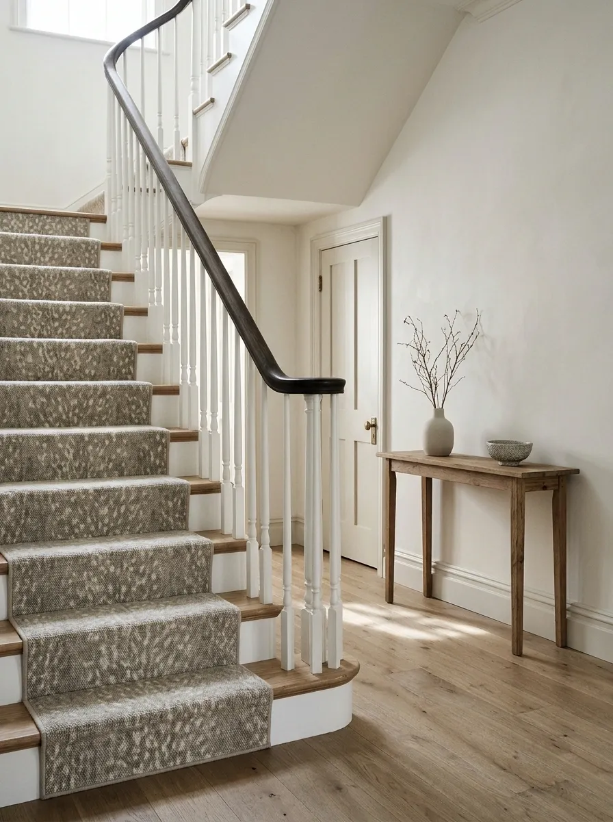 A Subtle Animal-Inspired Pattern in a Plain Hall