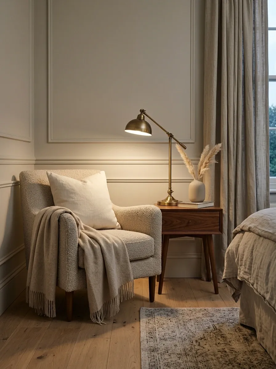 Add a Small Lamp to the Spot You Actually Use at Night