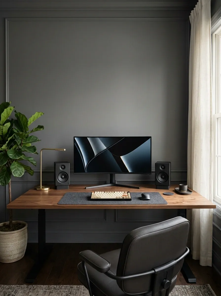 Align Desk Accessories With the Edges of Your Equipment