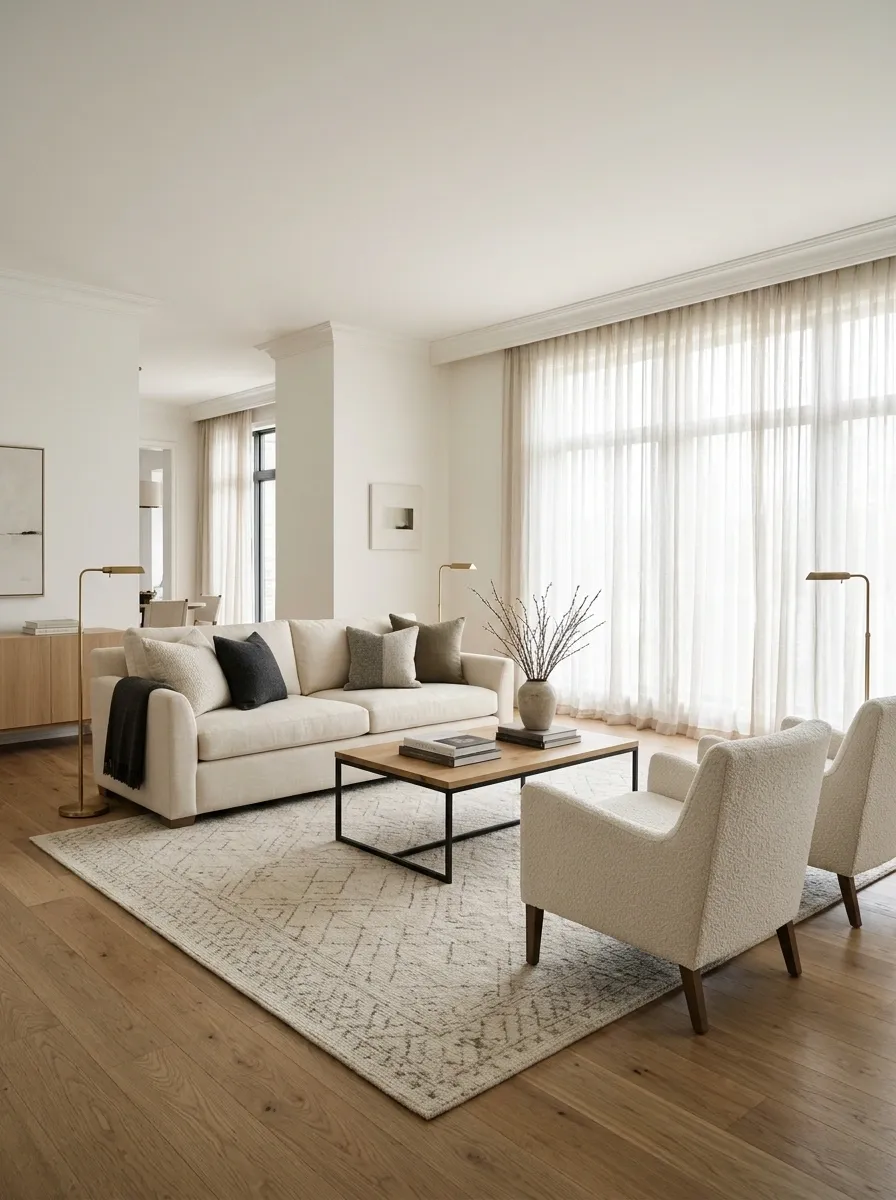 Arrange Furniture So the Room Has Space to Breathe