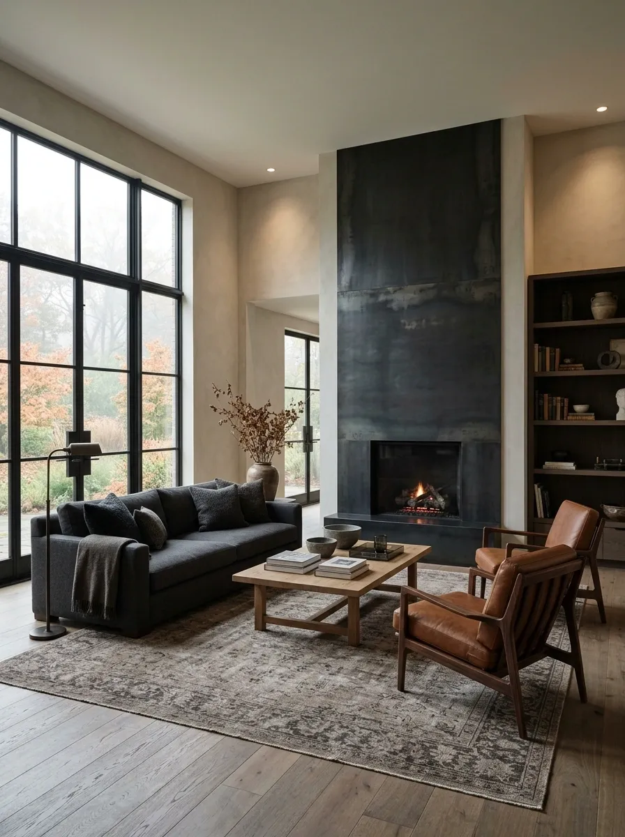 Arrange Living Room Seating Around a Clear Focal Point