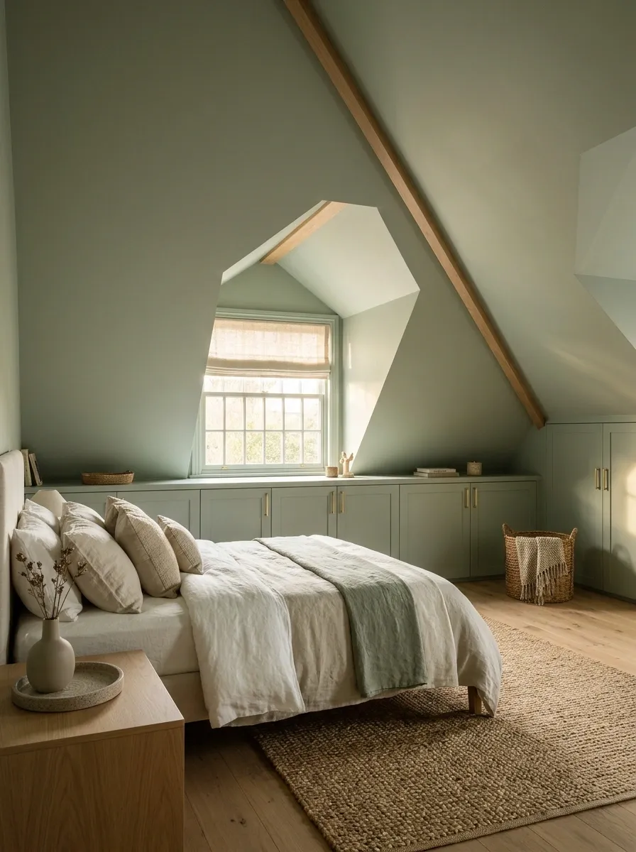 Attic Dormer With Fitted Knee-Wall Storage