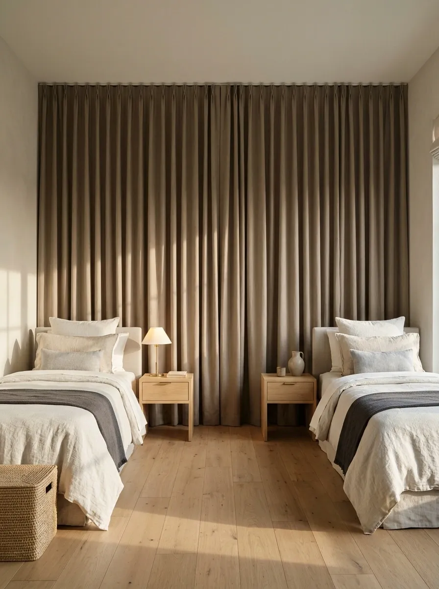 Blackout Drapery for a Shared Bedroom