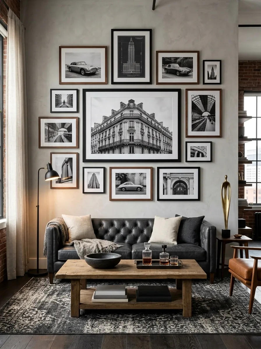 Build a Gallery Wall Around Personal Interests, Not Random Prints