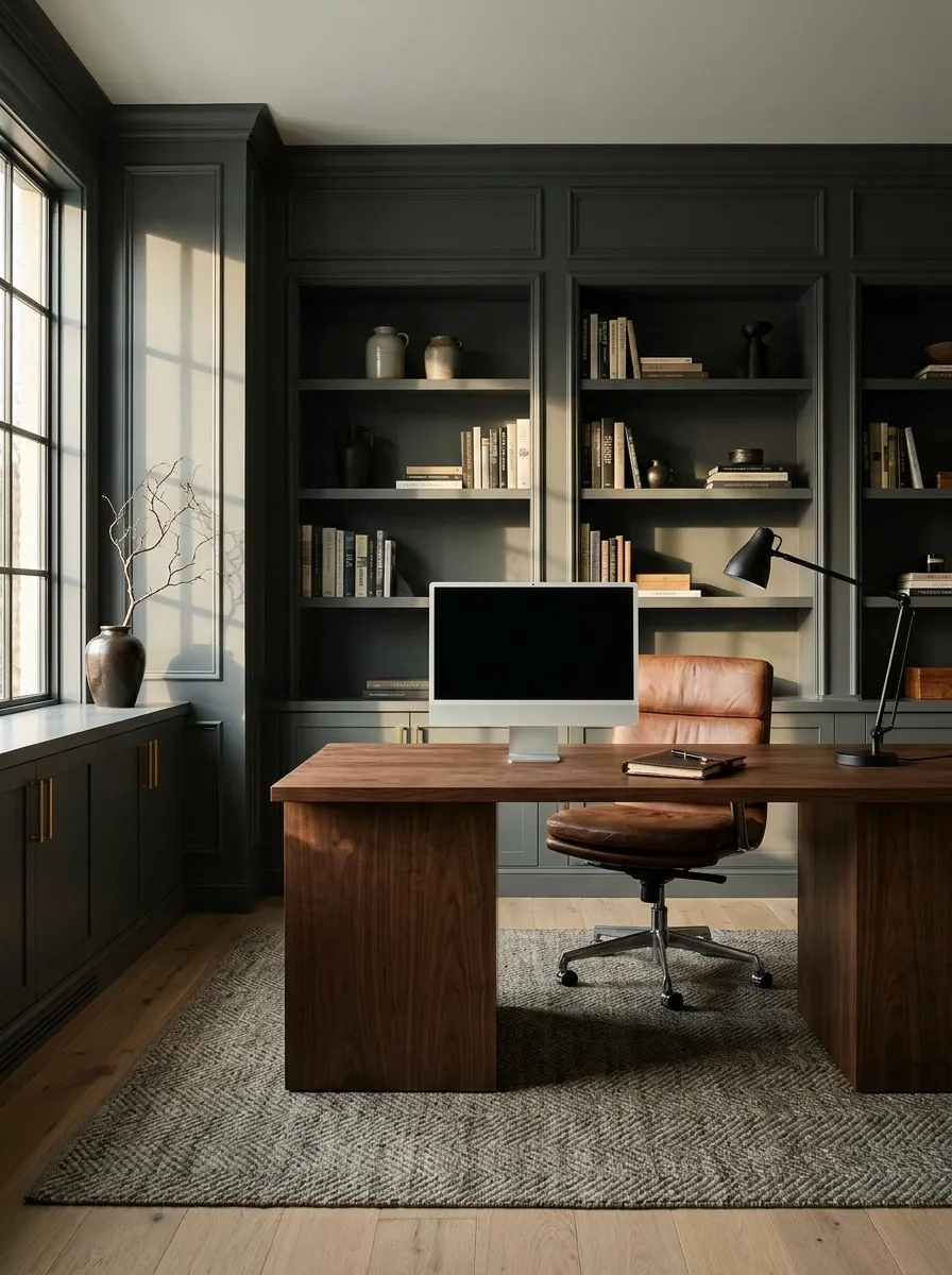 Build a Home Office Around a Solid Desk and Hidden Cables