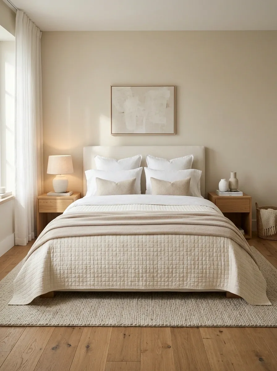 Build a White, Layered Bed With One Luxe-Looking Throw