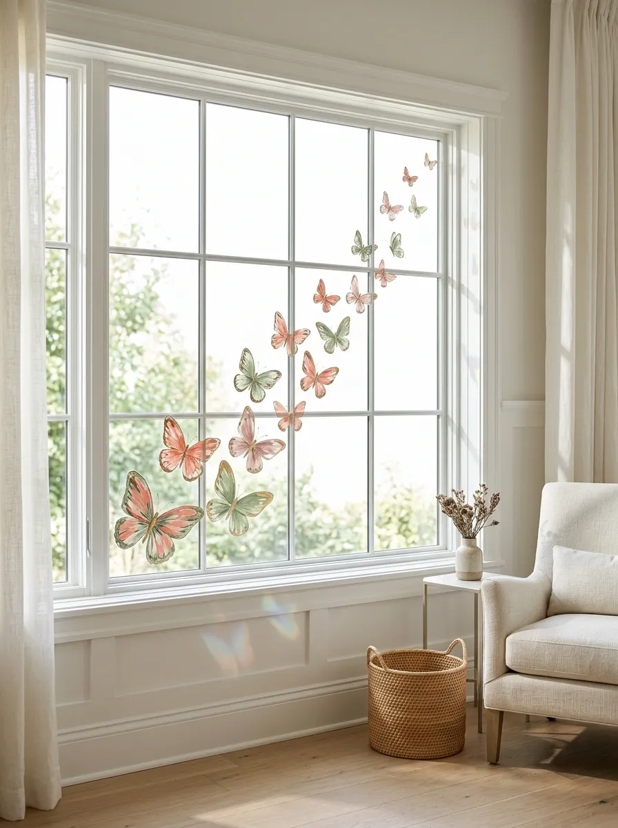 Butterflies Following a Diagonal Flight Path