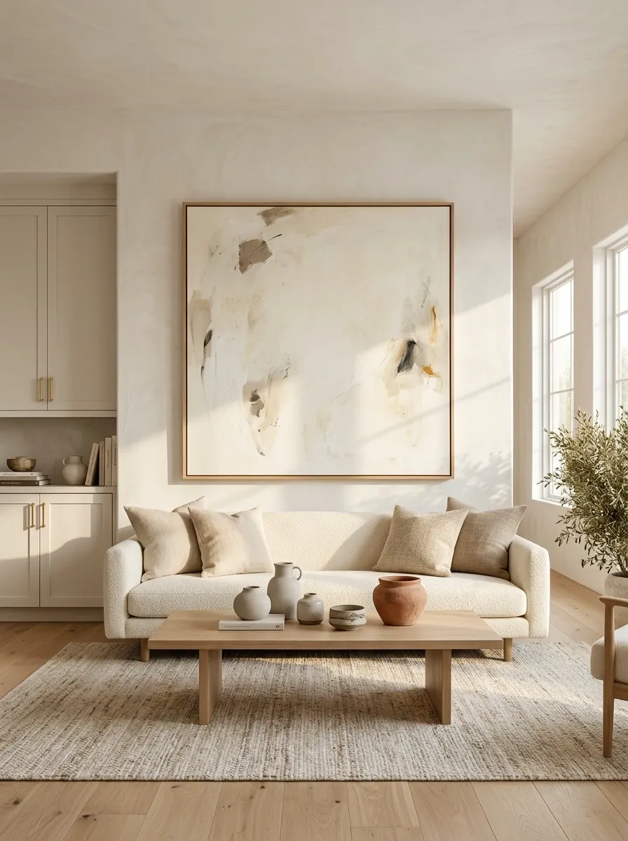 Choose Artwork With More Light Space and Less Visual Weight
