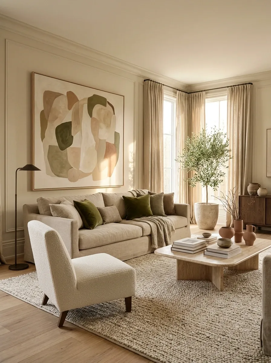 Choose One Dominant Color and Build the Room Around It