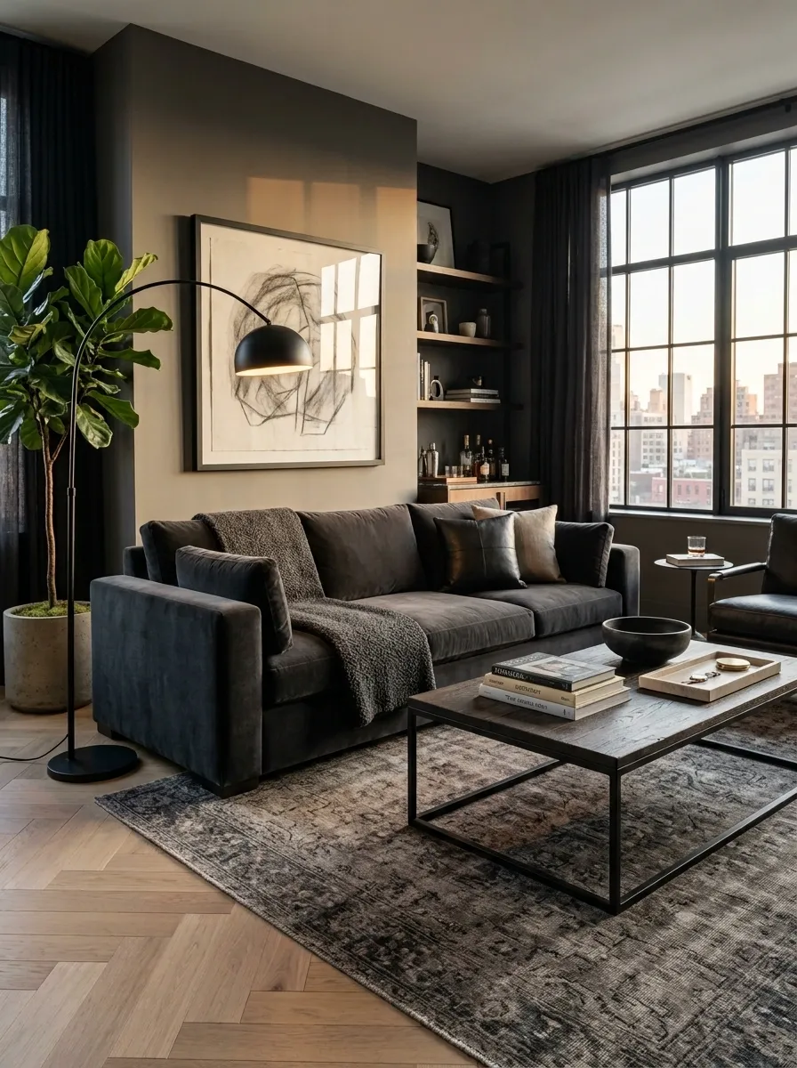 Choose One Sofa Big Enough for Friends but Right for the Apartment