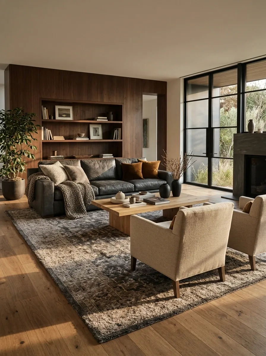 Choose Rugs With Texture and Subtle Pattern Instead of Loud Themes