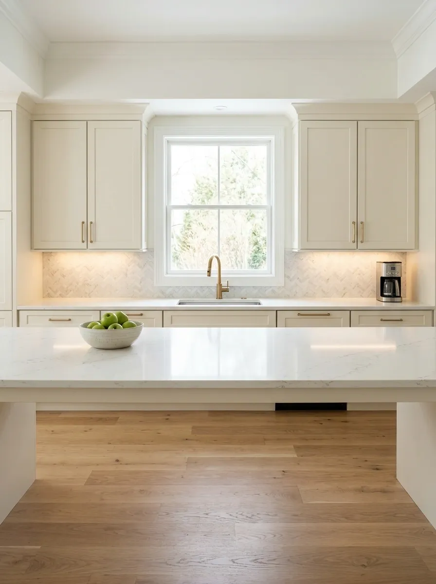 Clear Kitchen Counters to Show Usable Workspace