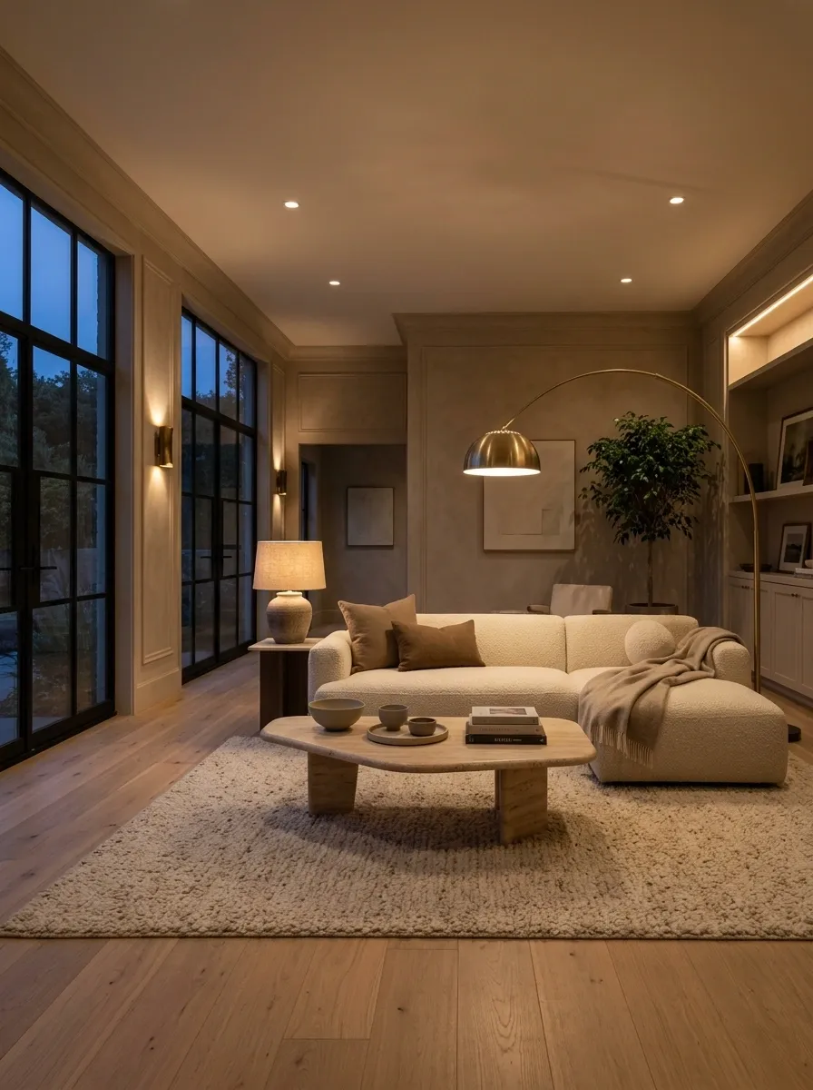 Cold Blue-White Light Throughout the Home