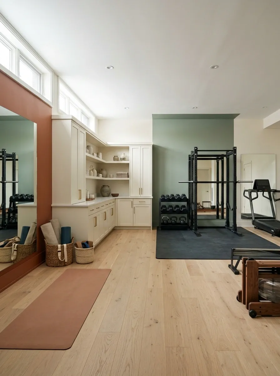 Color-Blocked Multi-Zone Family Gym