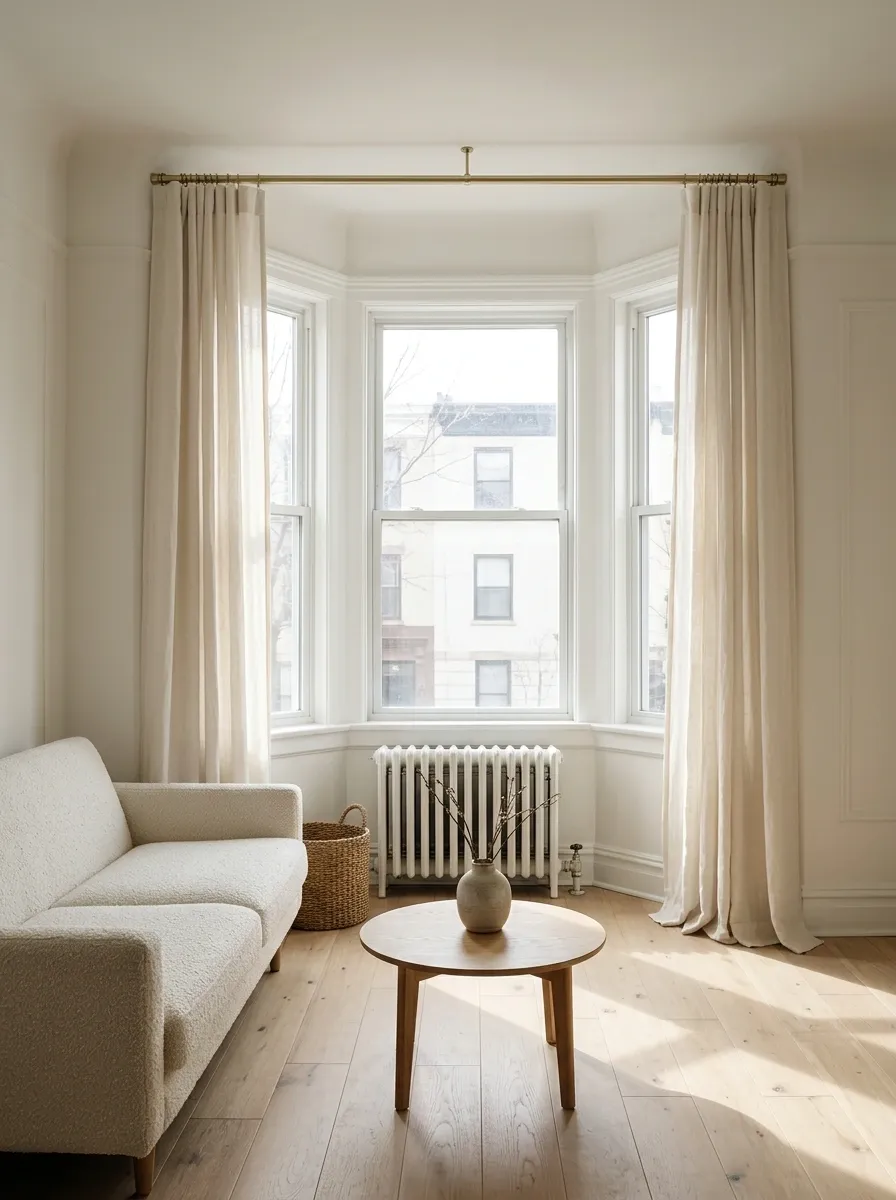 Compact Apartment Bay With High-Mounted Slim Panels