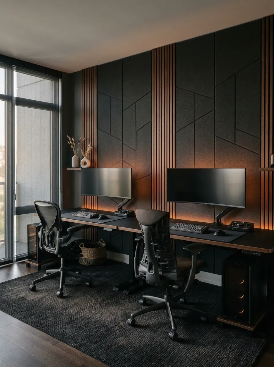 Competitive Dual-PC Room With Ergonomic Planning