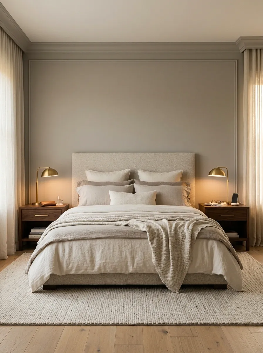 Create a Balanced Bedroom With Matching Bedside Tables