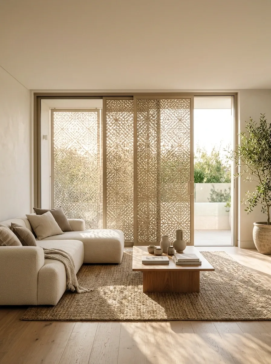 Decorative Perforated Metal Sliding Screens