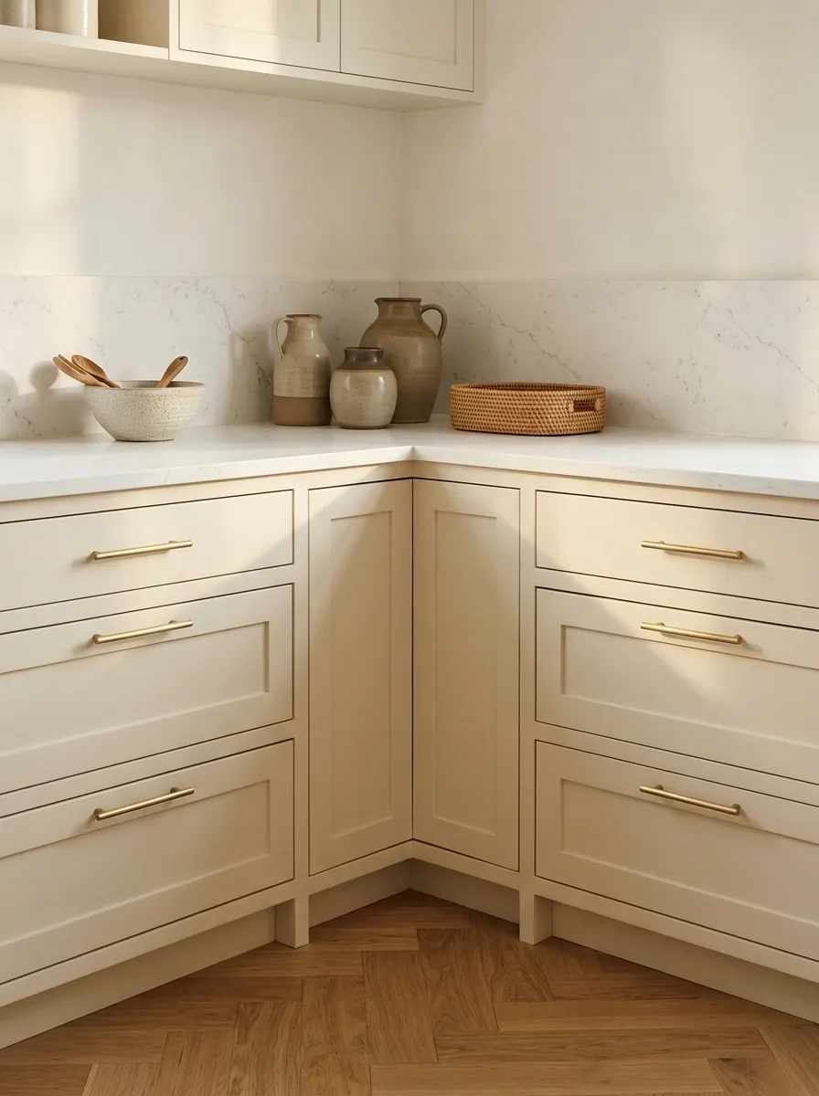 Drawer Banks Beside a Deliberately Closed Corner