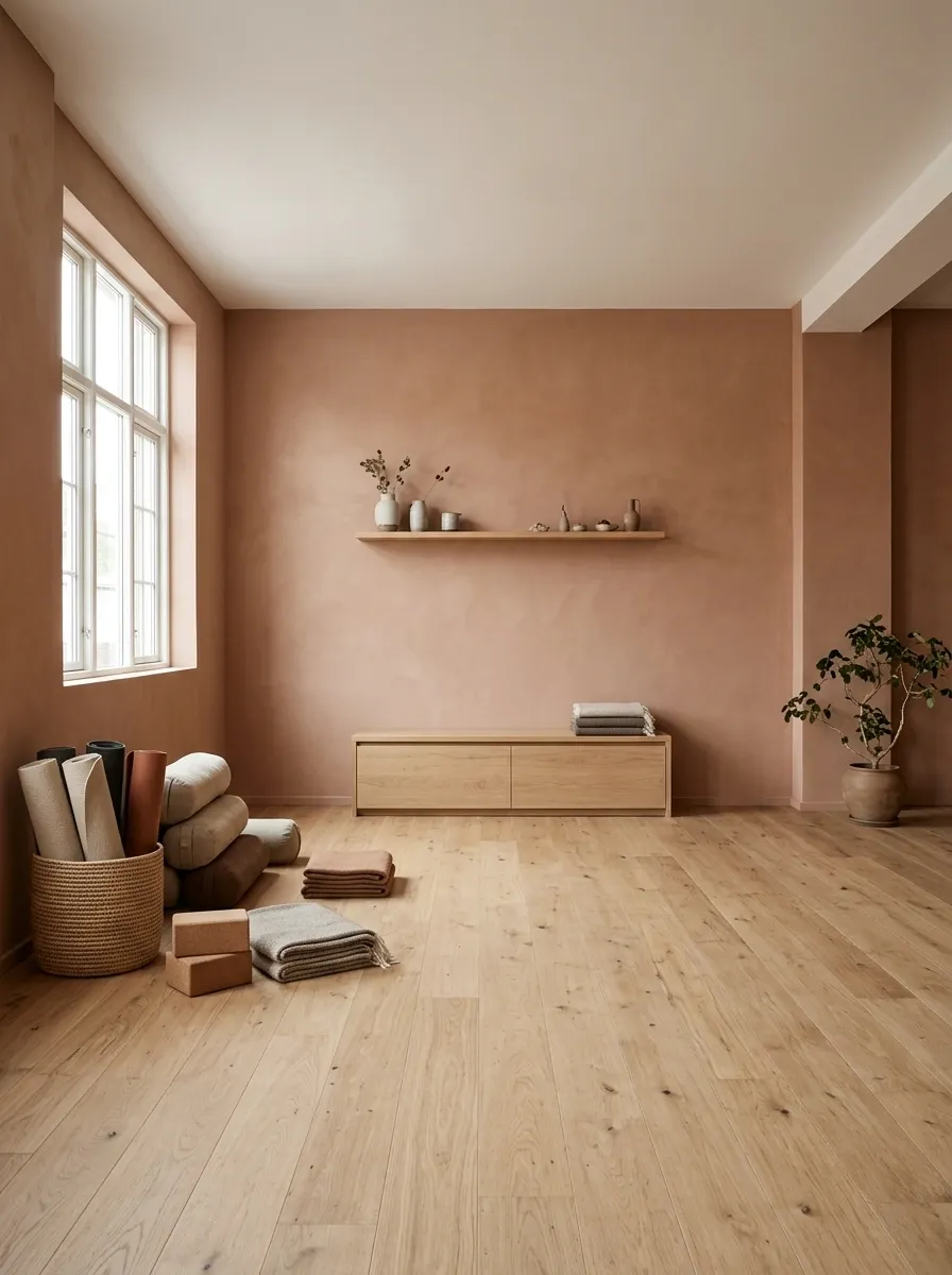 Earthy Terracotta Yoga and Mobility Studio