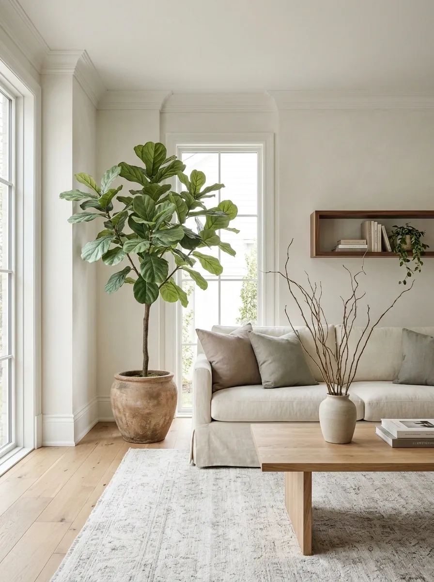 Fake Greenery Filling Every Empty Corner