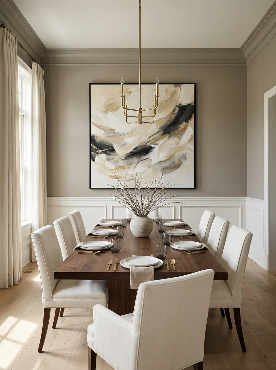 Frame the Table With Artwork Large Enough to Matter