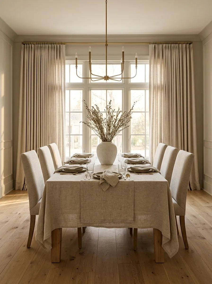 Give the Table Linens One Consistent Fabric Story