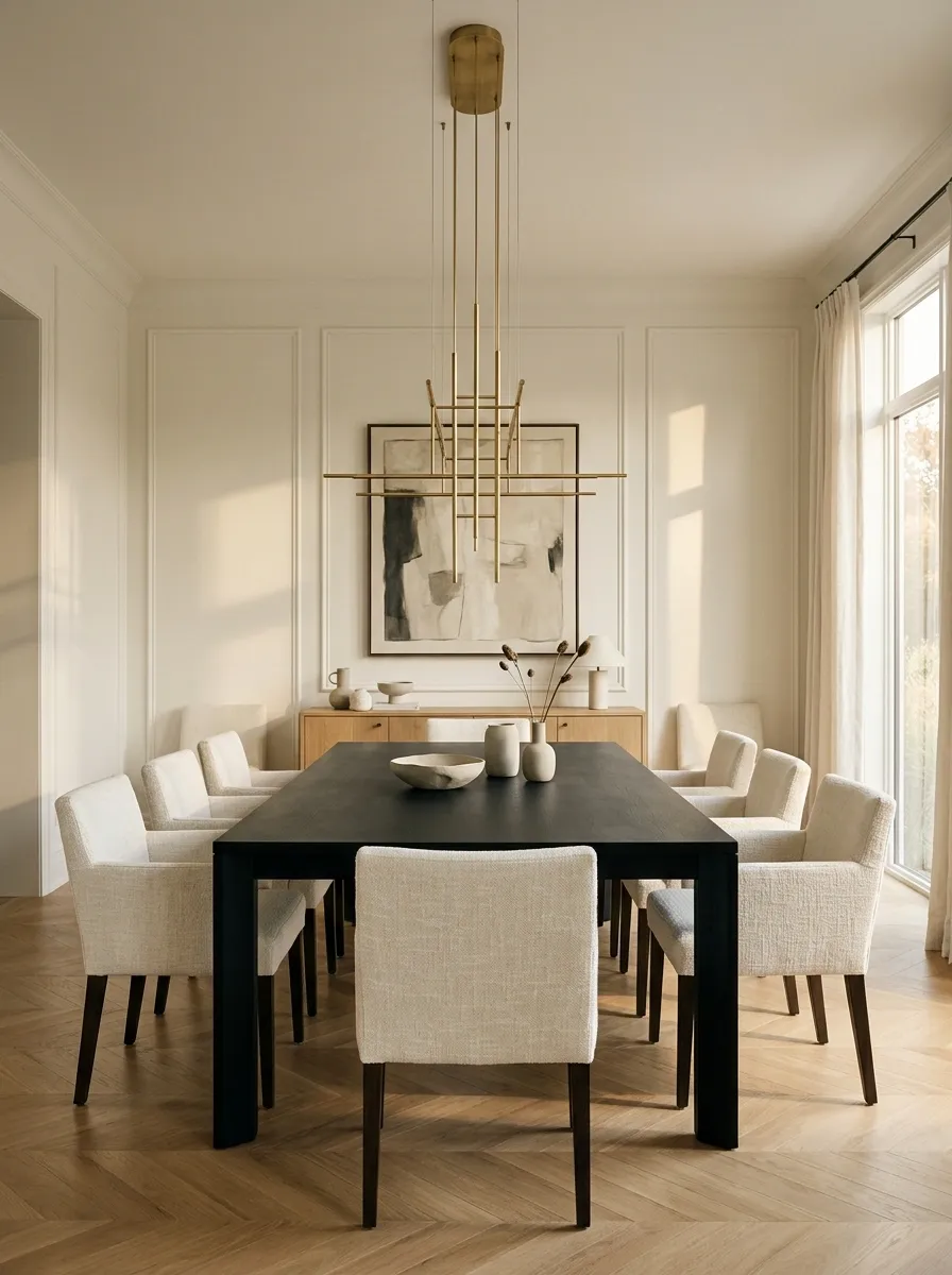 Hang a Large Pendant Directly Over the Table