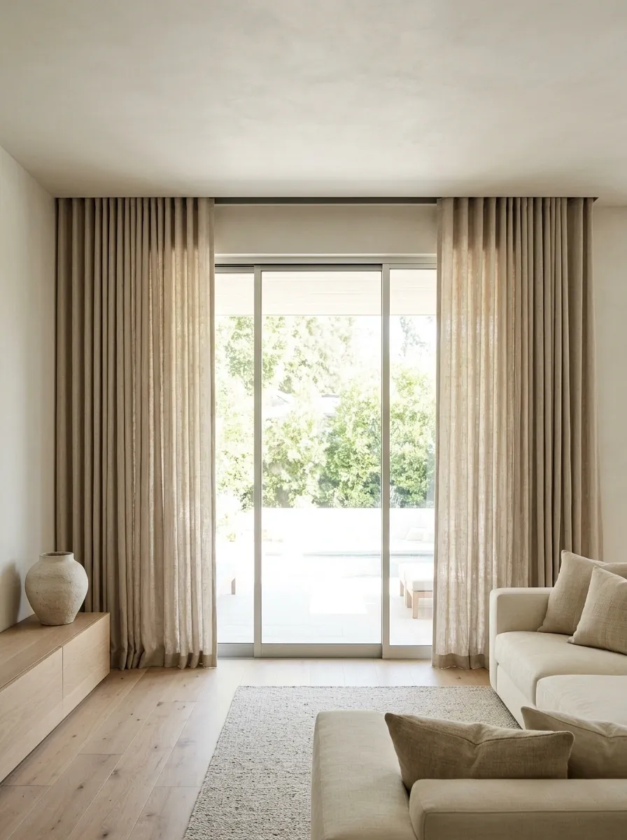 Hidden Pocket Curtains That Disappear When Open