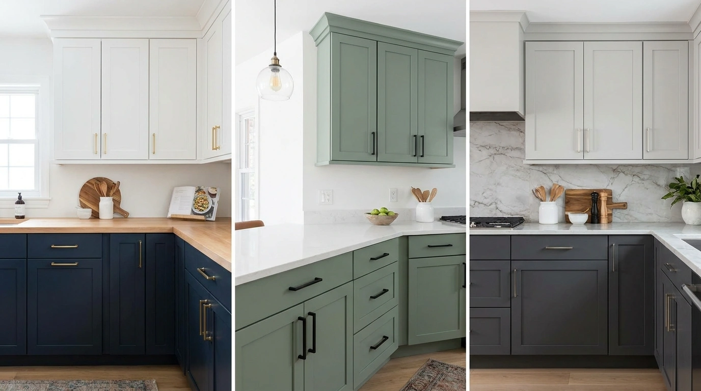 Kitchen Cabinet Color Combinations That Bring the Whole Kitchen Together