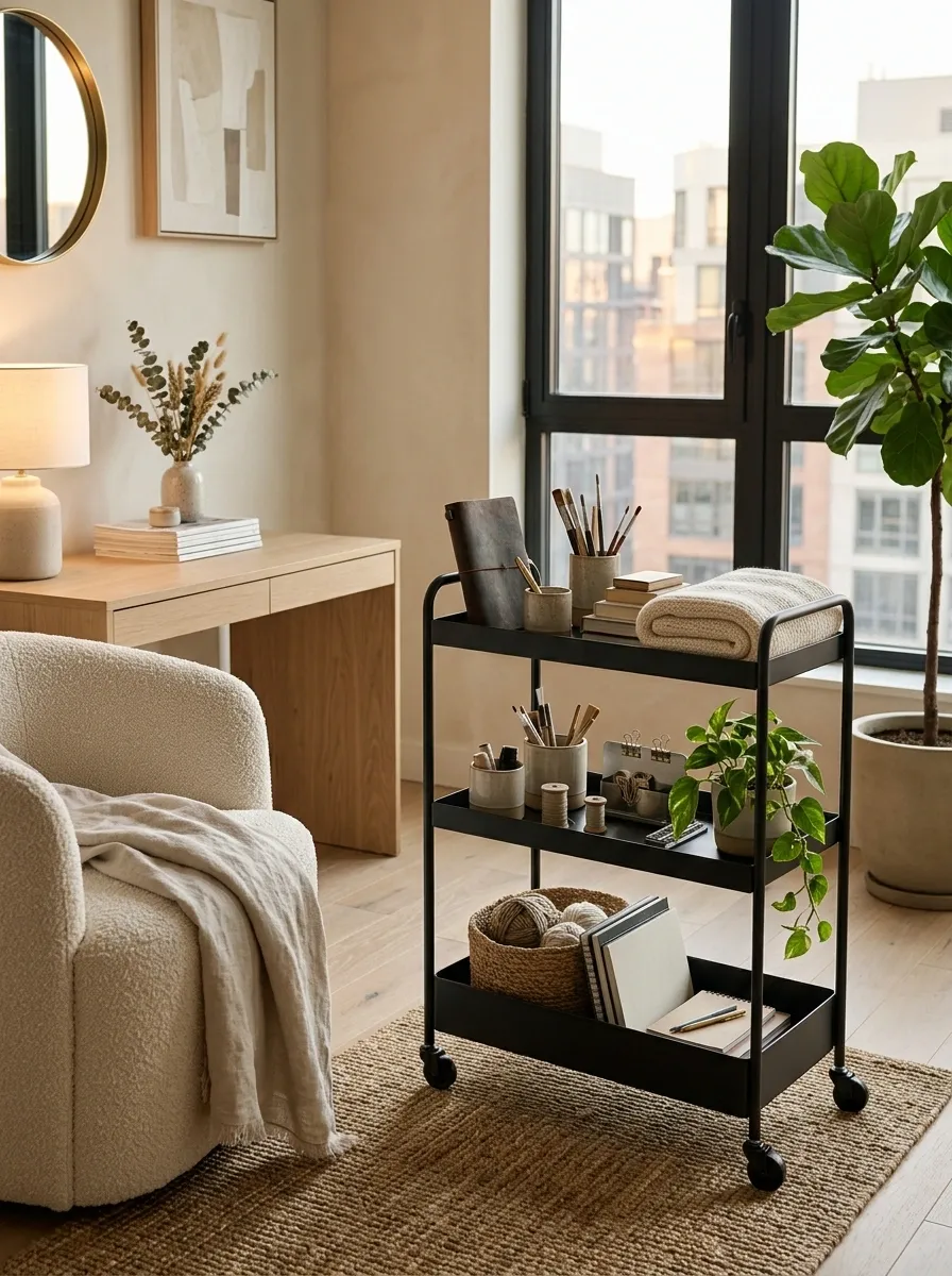 Make a Hobby Cart the Hidden Workhorse of the Room